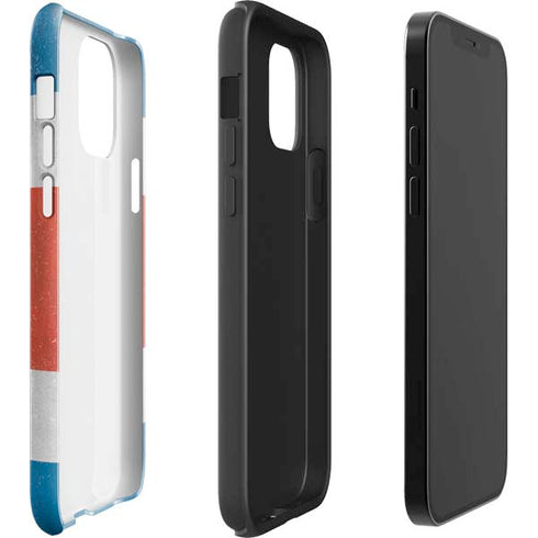 Costa Rican Flag Distressed iPhone 12 Impact Case